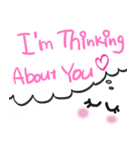 手書き風 Love words for 国際恋愛カップル（個別スタンプ：11）