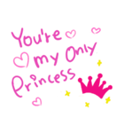 手書き風 Love words for 国際恋愛カップル（個別スタンプ：14）