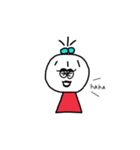 てるてる姉ちゃん   (シンプルな日常会話)（個別スタンプ：3）