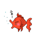 しゃべる金魚（個別スタンプ：6）