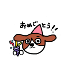 ゆるる犬（個別スタンプ：6）