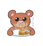 献立くまさん（個別スタンプ：3）