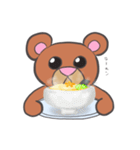 献立くまさん（個別スタンプ：12）