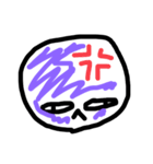 紫の変な奴（個別スタンプ：5）