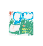 4歳児画家fukaのスタンプ（個別スタンプ：3）