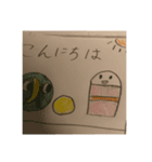キャベオです二年生の娘が粘度の図工（個別スタンプ：7）
