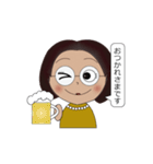 がんばるママさん（個別スタンプ：15）