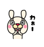 うさぎ だよ。（個別スタンプ：13）