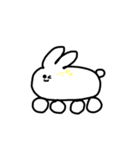 うさぎカー 2（個別スタンプ：4）