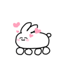 うさぎカー 2（個別スタンプ：8）