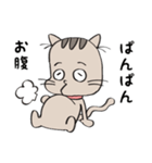 おもながねこすけ(1)（個別スタンプ：4）