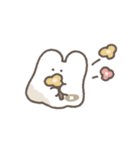 白いけだまのスタンプ（個別スタンプ：39）