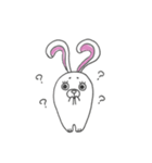 長い耳のウサギ（個別スタンプ：7）