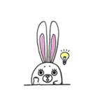 長い耳のウサギ（個別スタンプ：21）