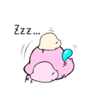 丸い豚（個別スタンプ：6）