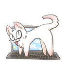 自粛ねこ（個別スタンプ：18）