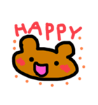 ☆☆happy bear☆☆（個別スタンプ：1）