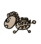 動物と顔（個別スタンプ：7）