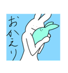 シンプルすぎるウサギ2（個別スタンプ：2）