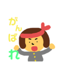 丸い頭の子（個別スタンプ：16）