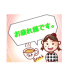 お仕事用スタンプ001（個別スタンプ：4）