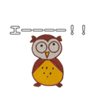ひねくれフクロウちゃん（個別スタンプ：4）