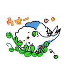 たっぷりのインコ（個別スタンプ：4）