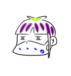 マスク人(夏野菜ver.)（個別スタンプ：10）