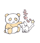 ネコとパンダの華麗な日常（個別スタンプ：3）