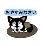 黒柴のクーちゃん（個別スタンプ：3）