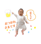 たまにカモメ眉毛の赤ちゃん（個別スタンプ：22）