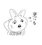 頭のおかしそうなウサギ（個別スタンプ：16）