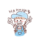おんなのこ(みつあみ子)（個別スタンプ：1）