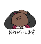 赤襟女子（個別スタンプ：8）