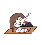 赤襟女子（個別スタンプ：9）