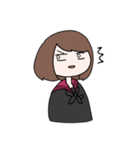 赤襟女子（個別スタンプ：12）