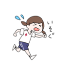 赤襟女子（個別スタンプ：13）