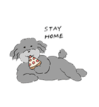ビビとムギのSTAY HOME（個別スタンプ：12）