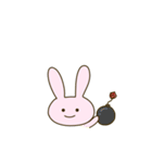 ちょっとばかりお口の悪いうさぎ（個別スタンプ：9）