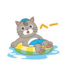 毎日を楽しくね ネコのうずまき（個別スタンプ：10）