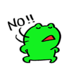 カエルの日常・3。（個別スタンプ：4）