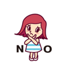 はねっ返り可愛子ちゃんの日常スタンプ（個別スタンプ：5）