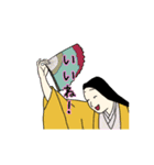 平安女子の日常（個別スタンプ：1）