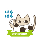 サッカーにハマりすぎねこ（個別スタンプ：2）