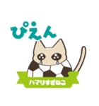 サッカーにハマりすぎねこ（個別スタンプ：21）