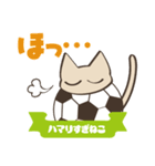 サッカーにハマりすぎねこ（個別スタンプ：23）