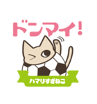 サッカーにハマりすぎねこ（個別スタンプ：24）