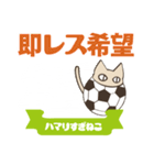 サッカーにハマりすぎねこ（個別スタンプ：28）