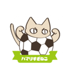 サッカーにハマりすぎねこ（個別スタンプ：37）