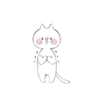 白ねこちゃんと、白くまちゃん（個別スタンプ：20）